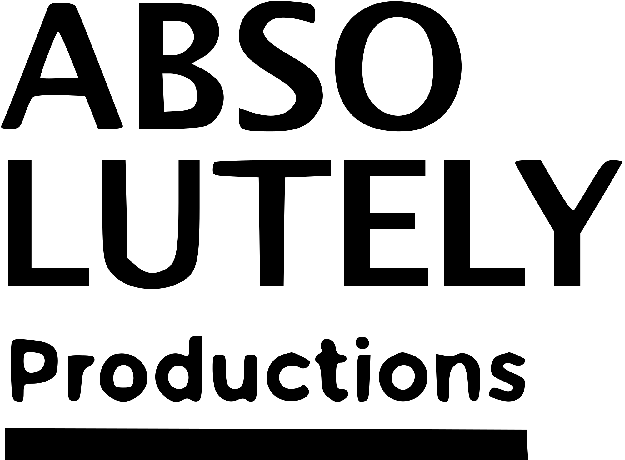 Abso Lutely Productions Logo