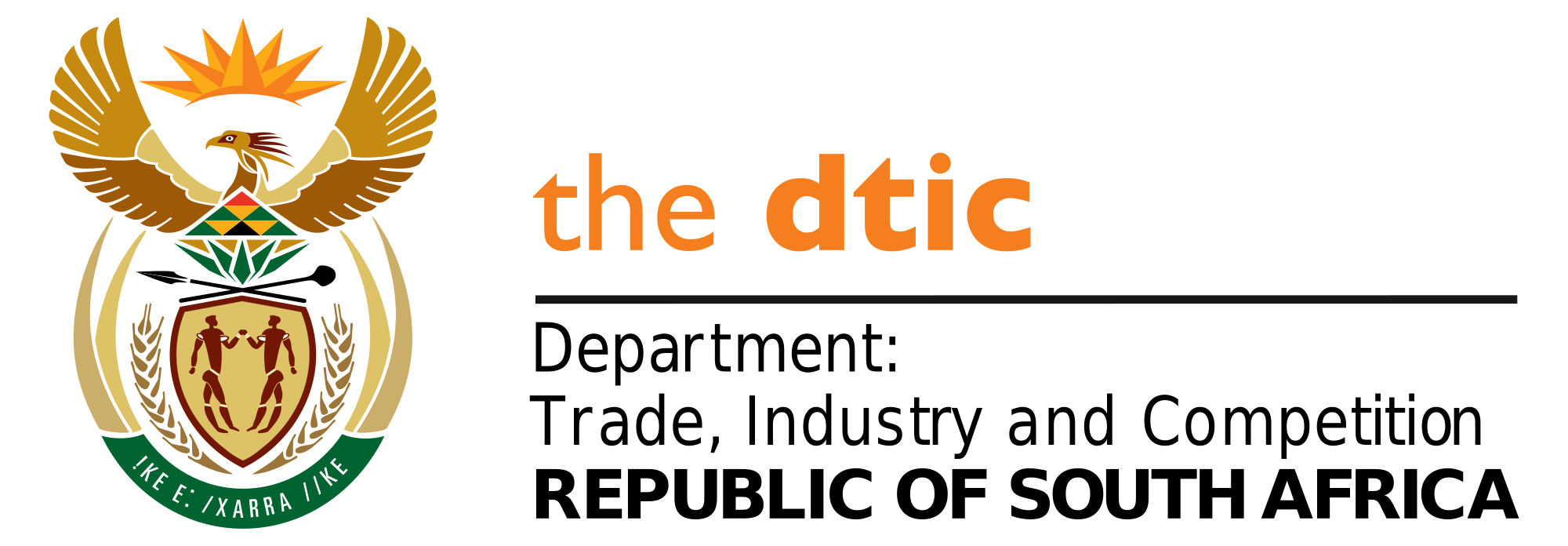 The Department of Trade, Industry and Competition (South Africa) Logo
