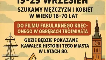 Tr&oacute;jmiasto 19-29 wrzesień szukamy mężczyzn i kobiet w wieku 18-70 lat